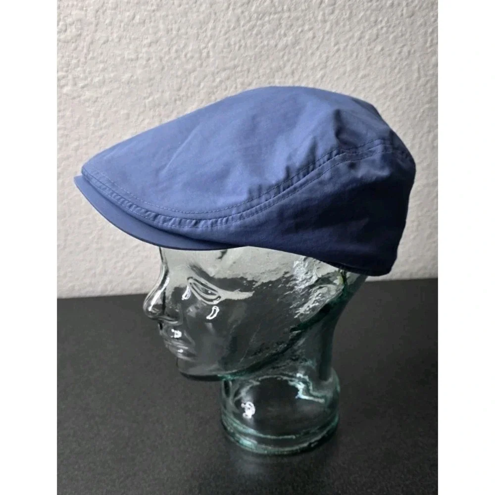 New Boston Scally Co Repel Single Panel Cap Blue M/L Hat
